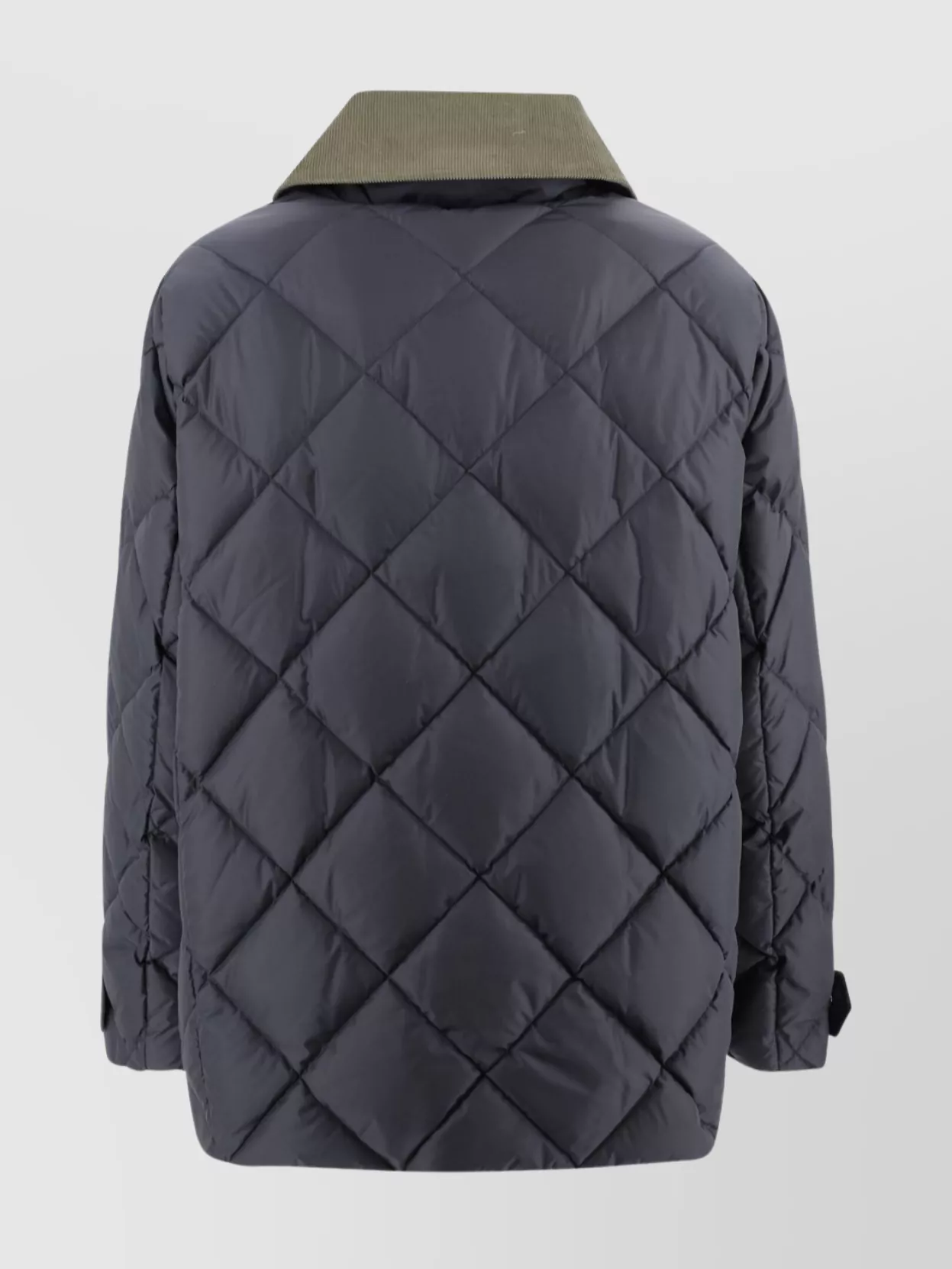 Herno Quilted Jacket Velvet Collar