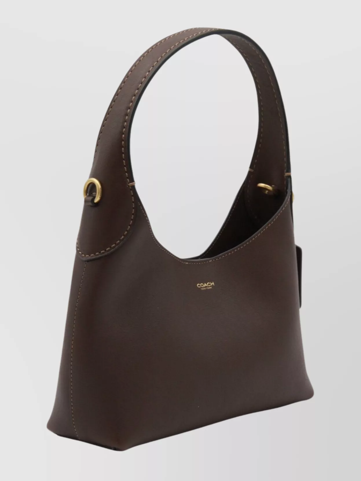 Coach Chain Strap Shoulder Bag With Gold Hardware