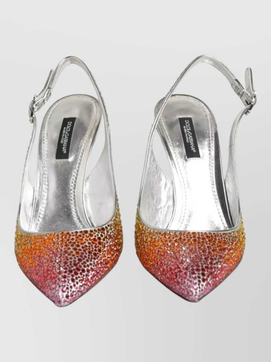 Dolce&Gabbana Sequin Slingback Pumps