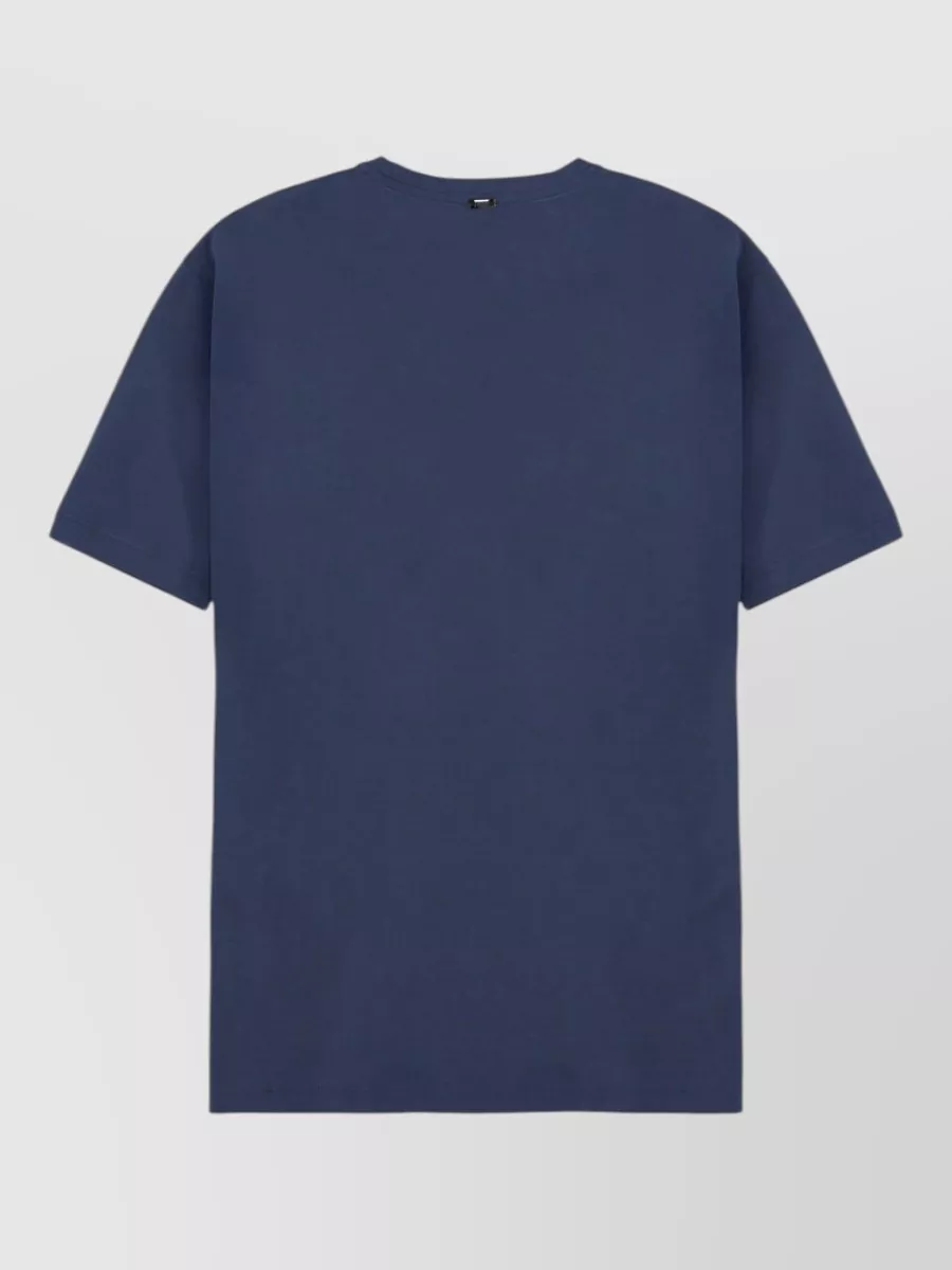 Herno Cotton T Shirt Short Sleeves Crew Neck