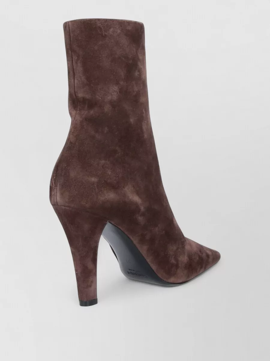 Saint Laurent Suede Ankle Boots