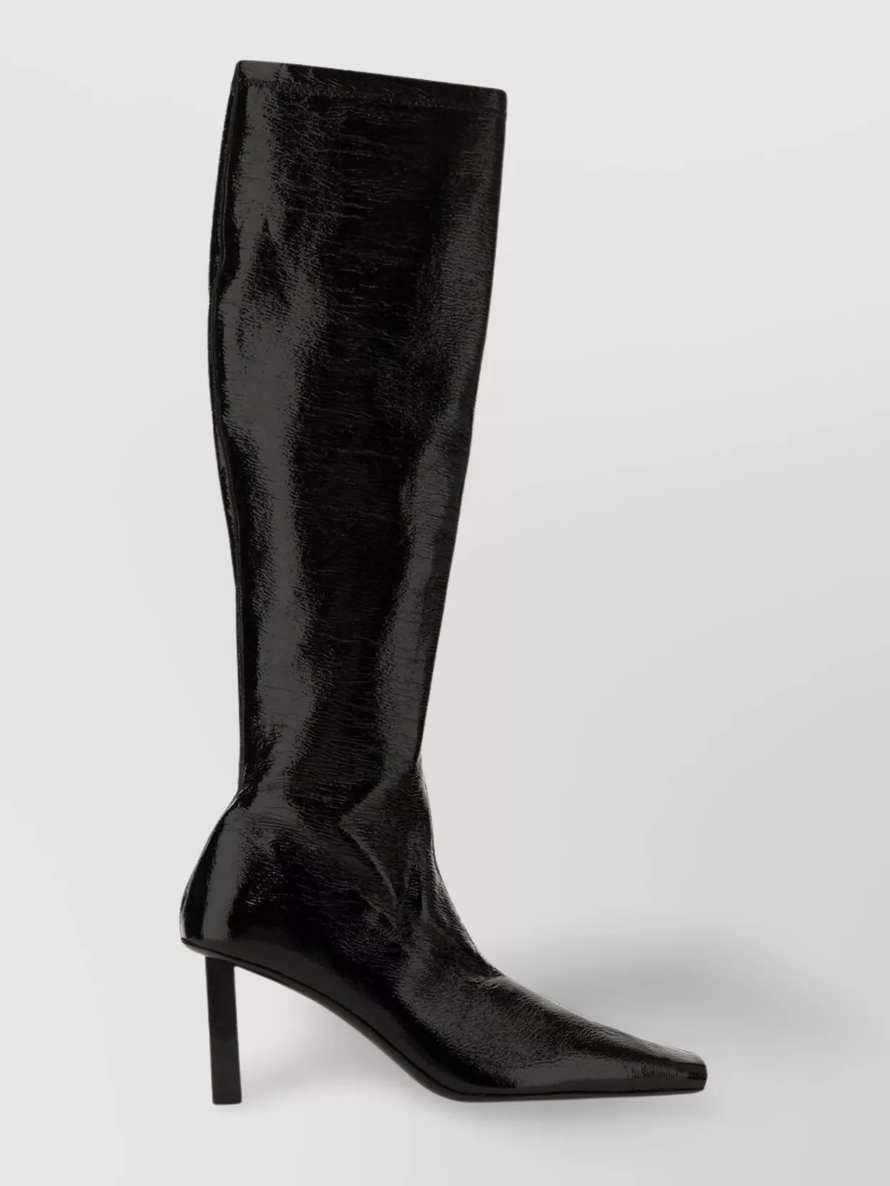 Courrèges Charm Block Heel Knee-High Boots