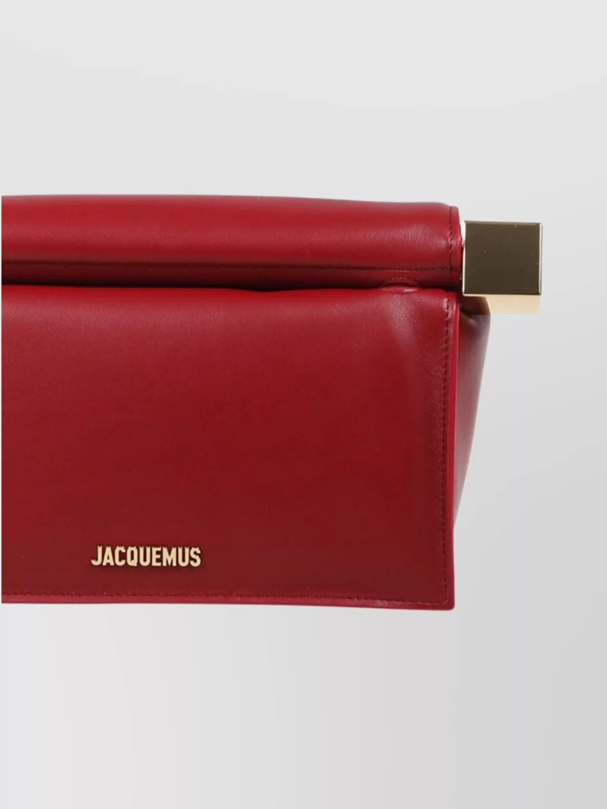Jacquemus Round Square Clutch Bag Top Handle