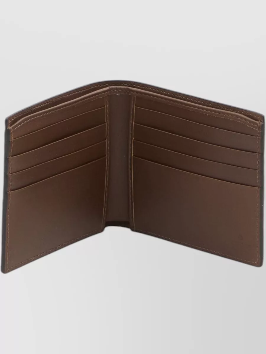 Gucci Gg Emblem Leather Bifold Wallet