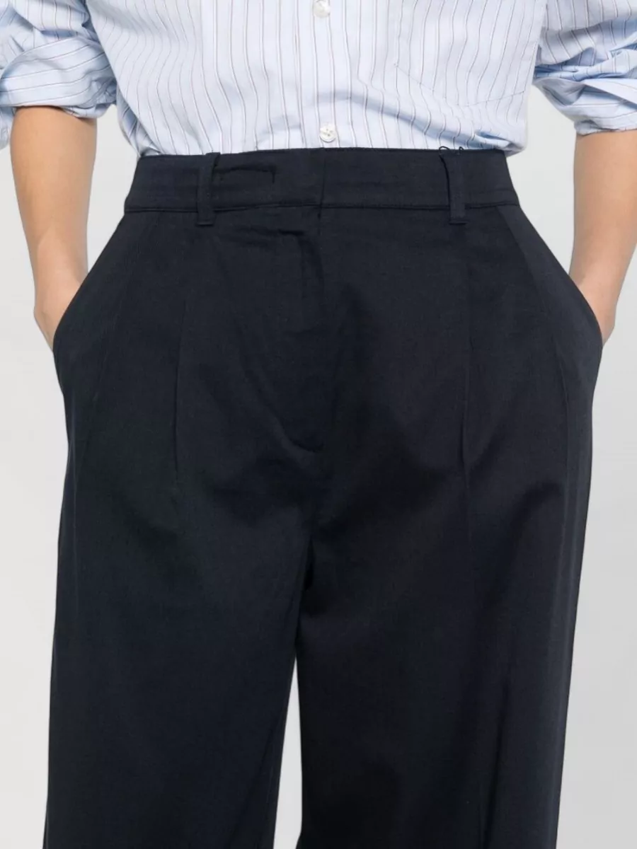 Dunst Pleated Wide-Leg Trousers