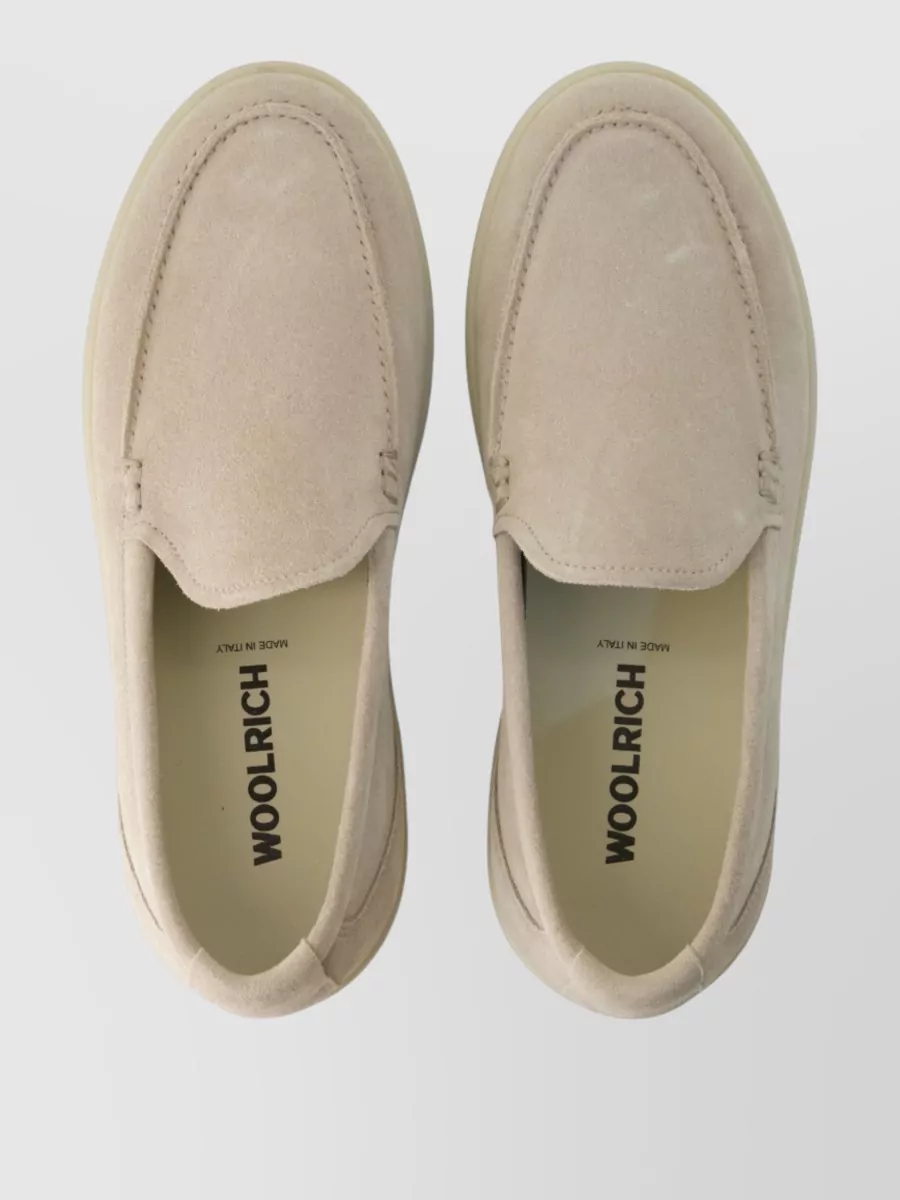 Woolrich Leather Slip-On Sneakers