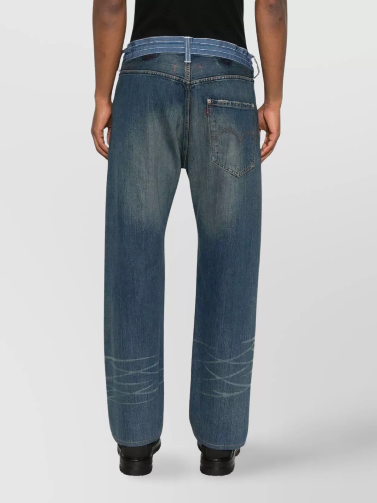 Junya Watanabe Straight Leg Trousers With Drawstring And Five Pockets