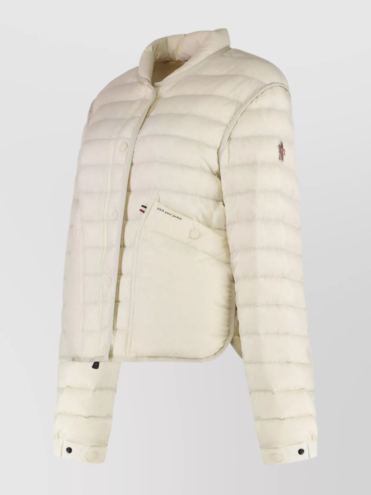 Moncler Grenoble Short Down Jacket Long Sleeves