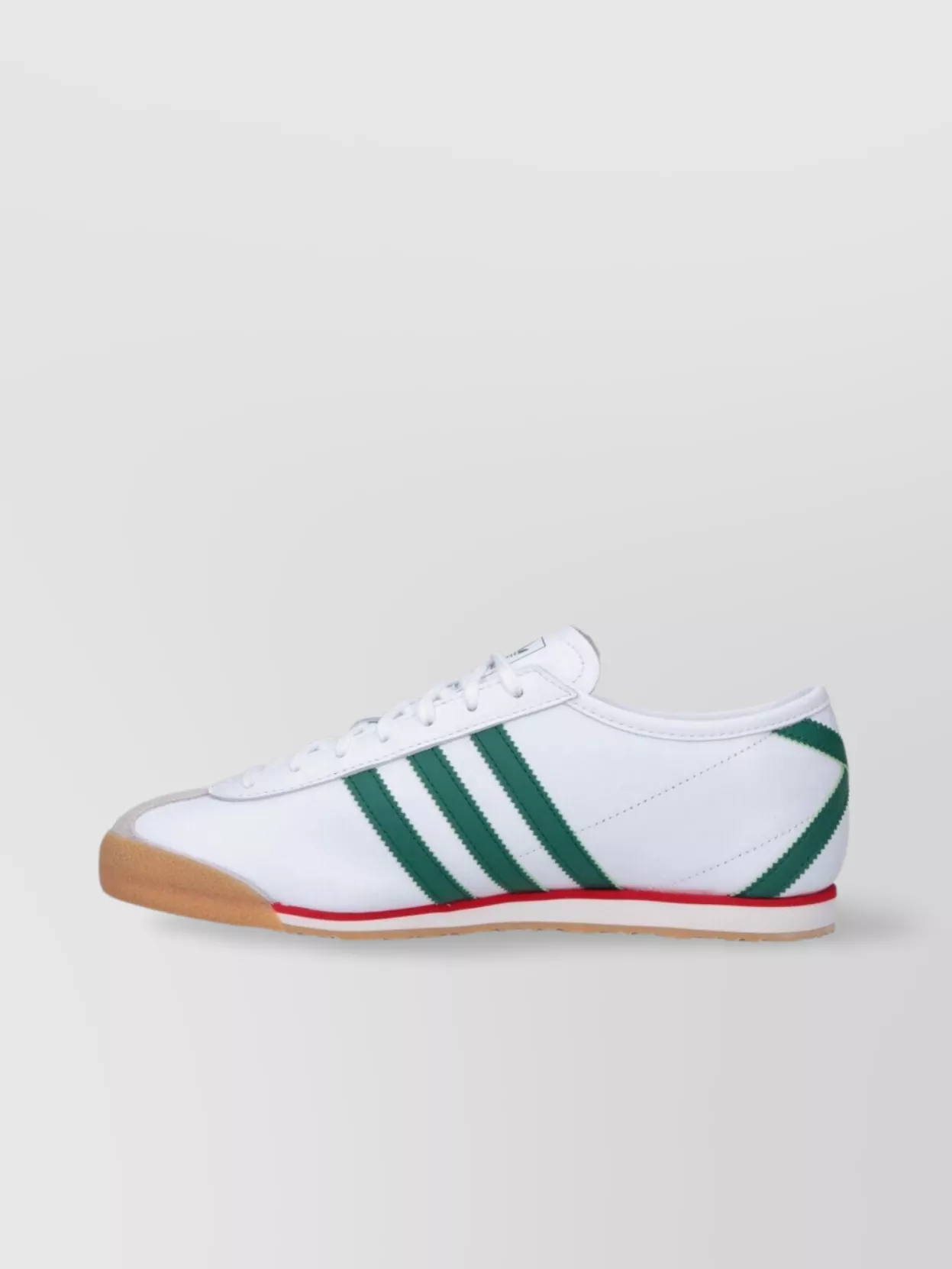 Adidas Low Top Rubber Sole Sneakers With Contrast Stripes