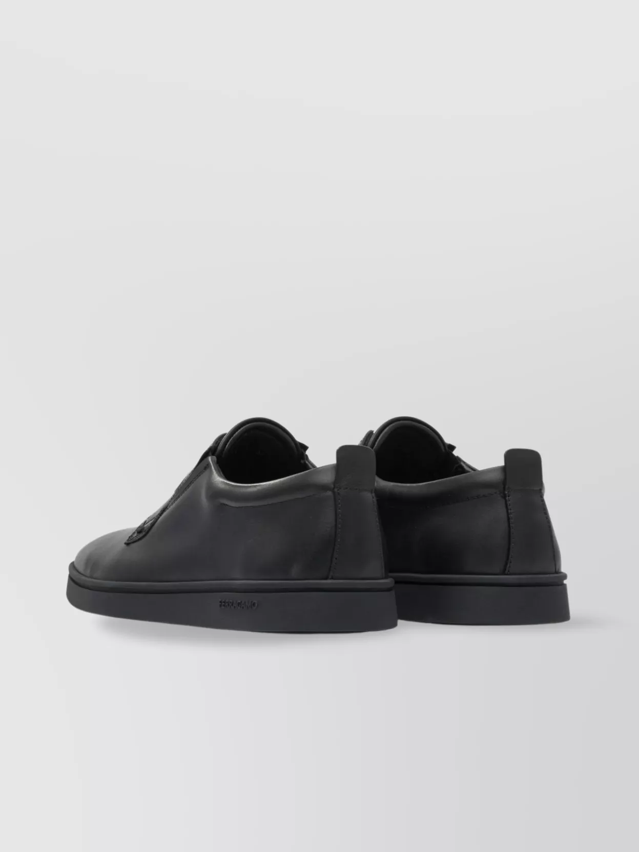 Ferragamo Slip-On Rubber Sole Shoes