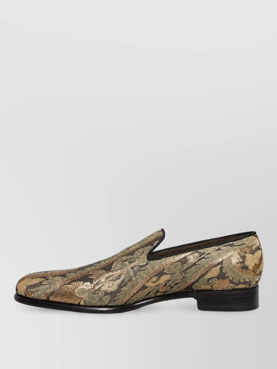 Dolce&Gabbana Leather Slip-On Monk Shoes