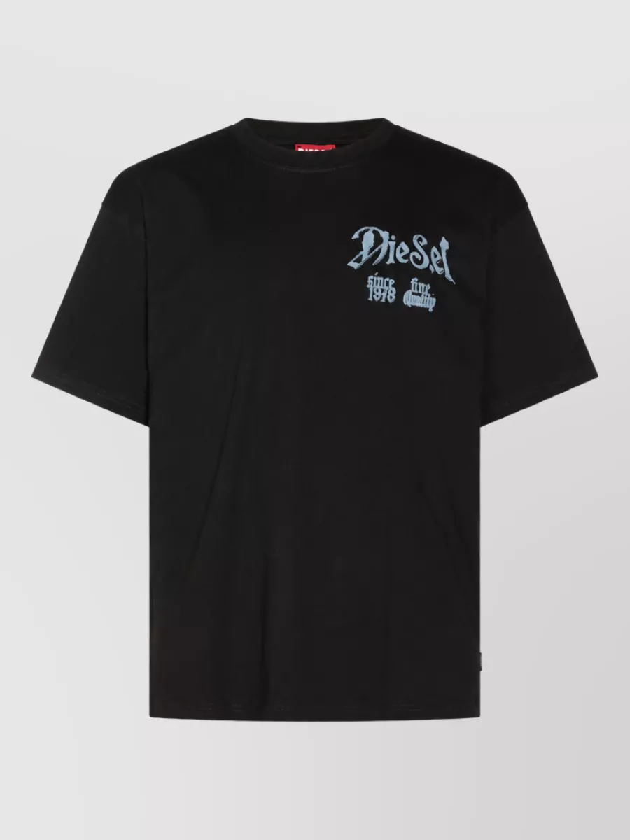 Diesel logo print jersey knit t-shirt