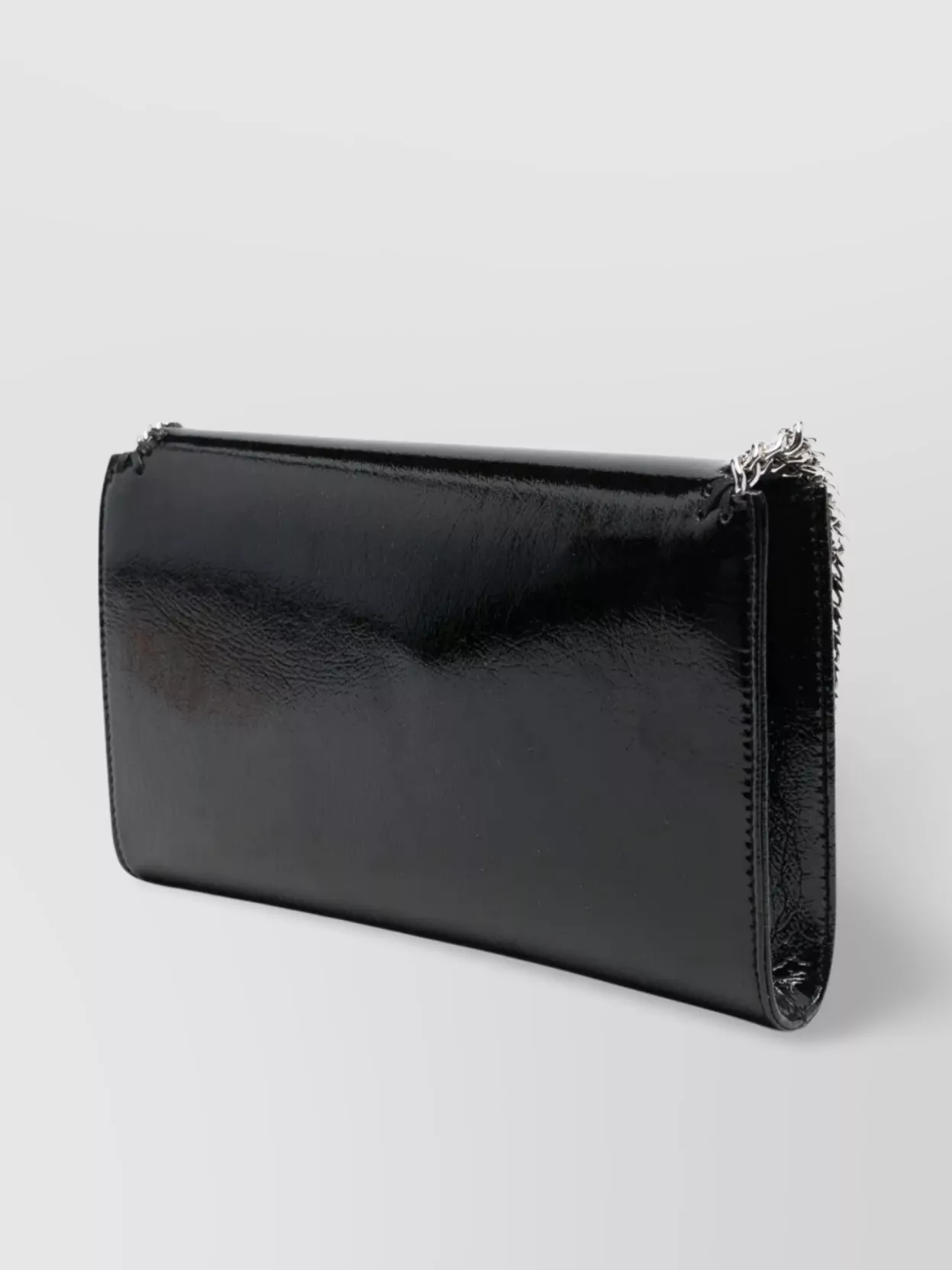 Stella Mccartney Crinkled Patent Alter Mat Crossbody Mini