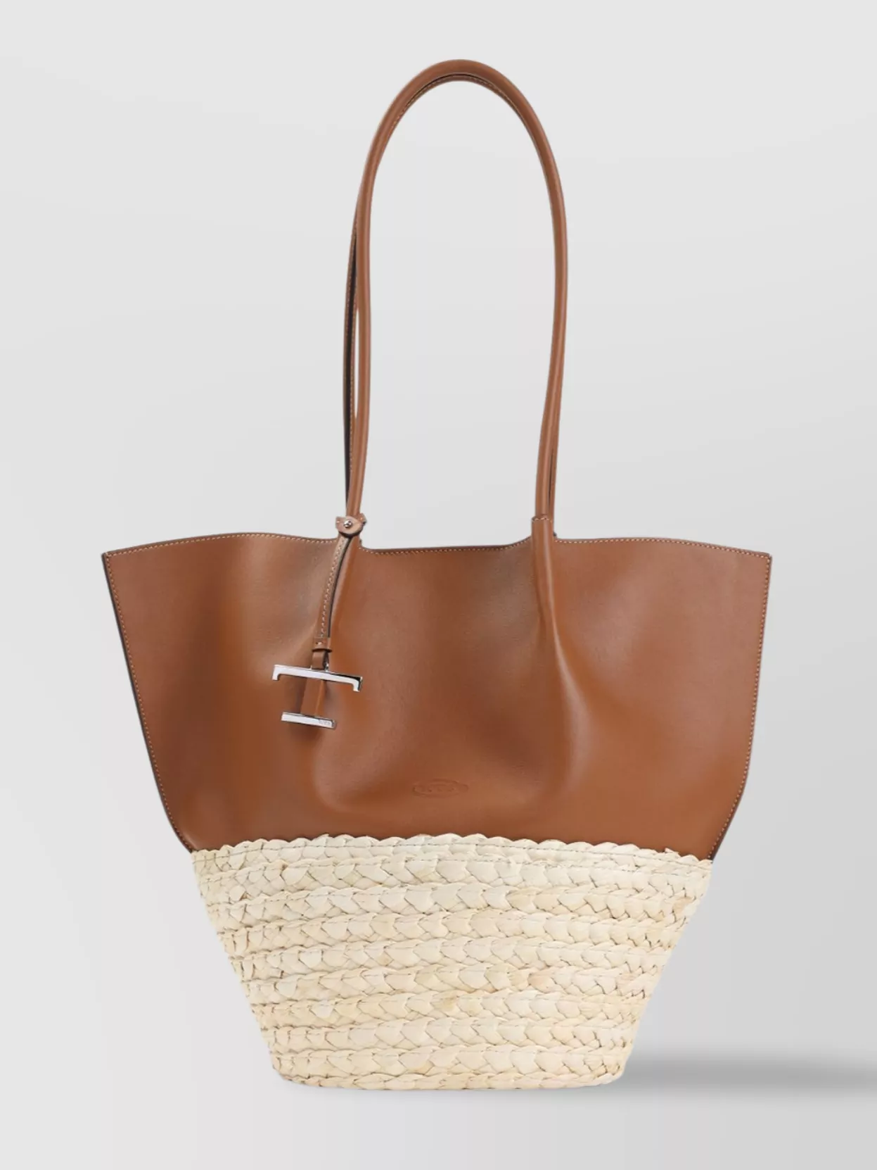 Shop Tod's Braided Texture Medium Shopping Tote