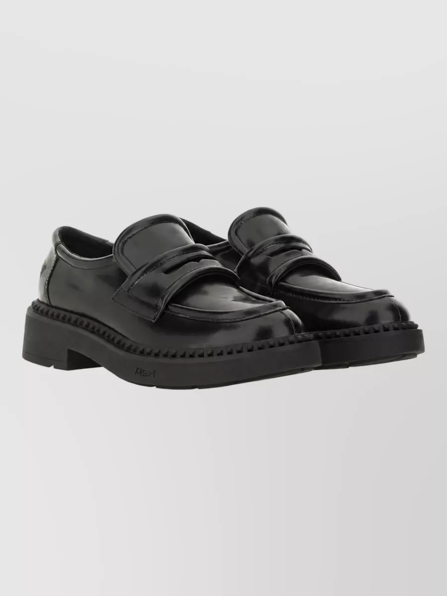Ash Leather Moccasins