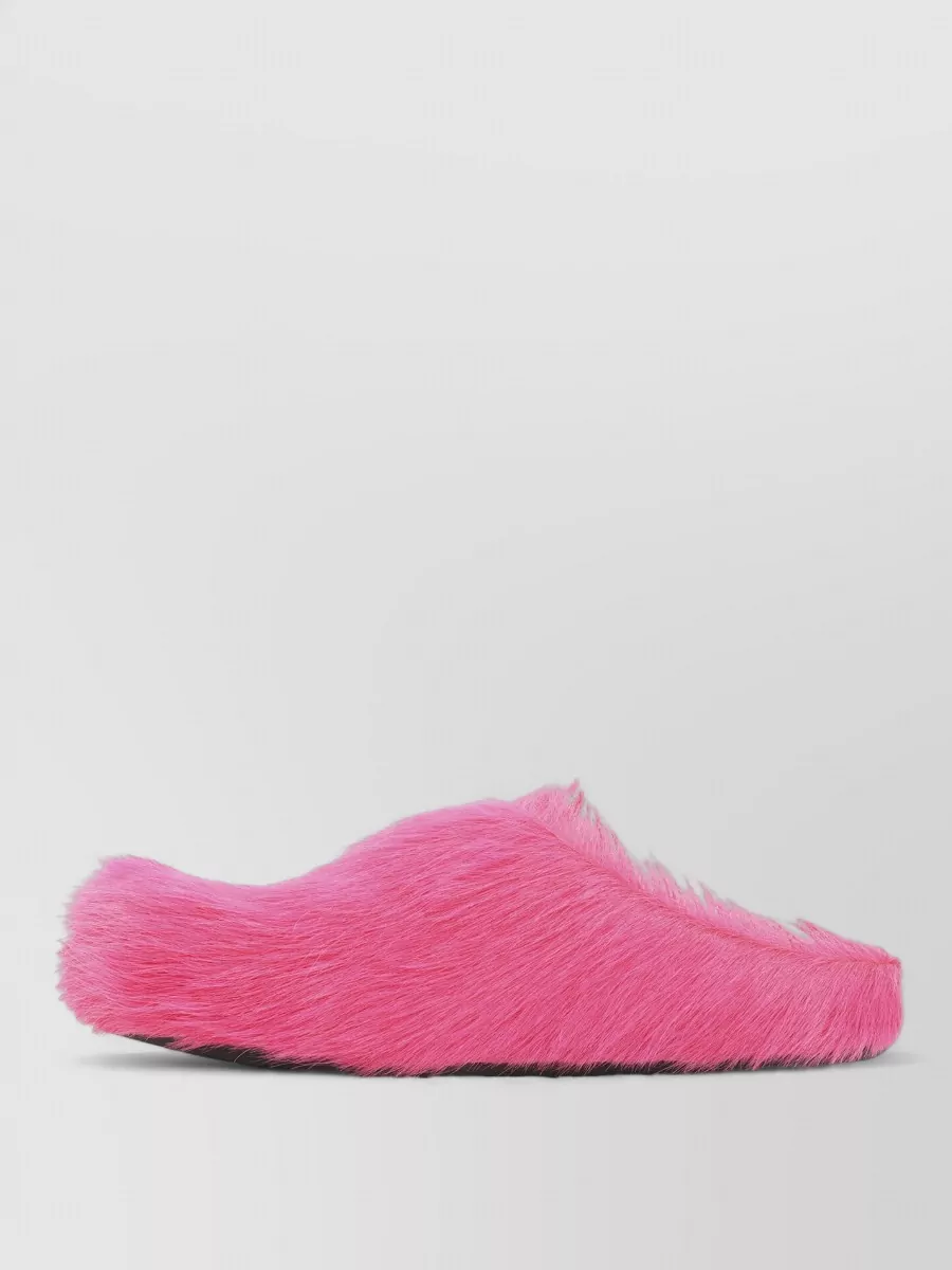 Marni calf hair slippers
