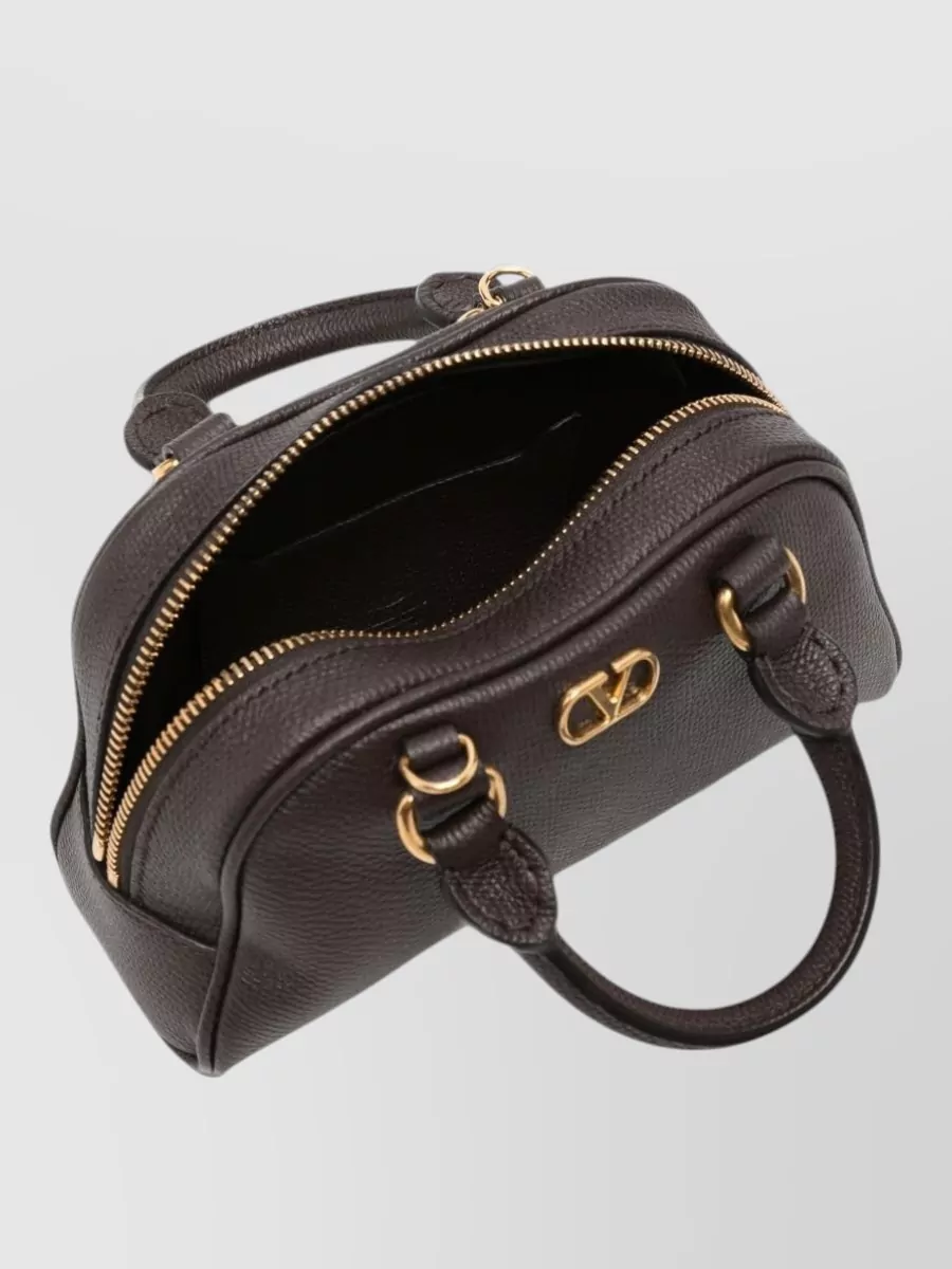 Valentino Garavani Vlogo Signature Mini Leather Top Handle Bag