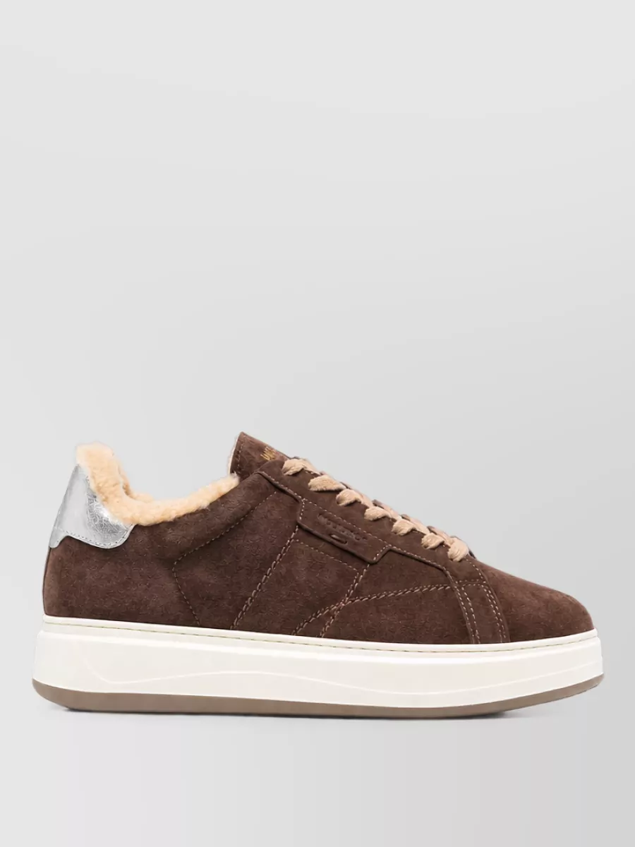 Woolrich Leather Low-Top Sneakers