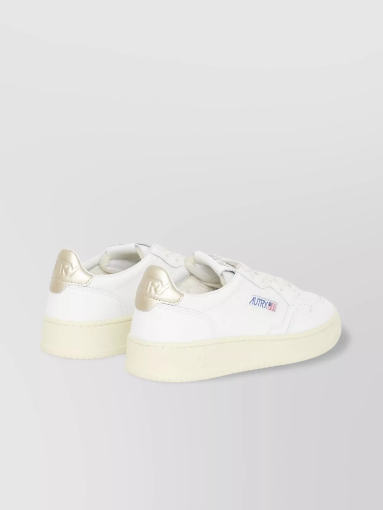 Autry Medalist low-top sneakers gold-tone heel | The Fashion