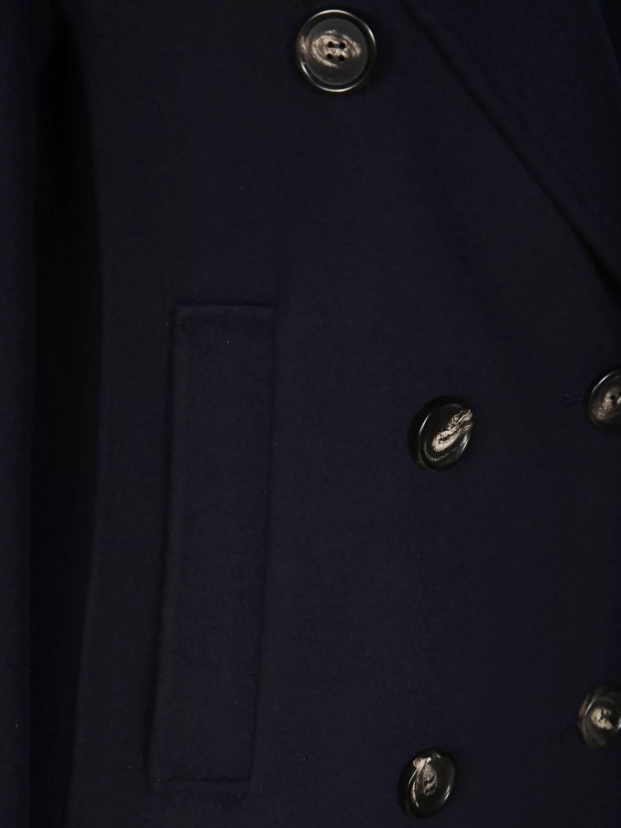 S Max Mara Notched Lapels Double-Breasted Coat