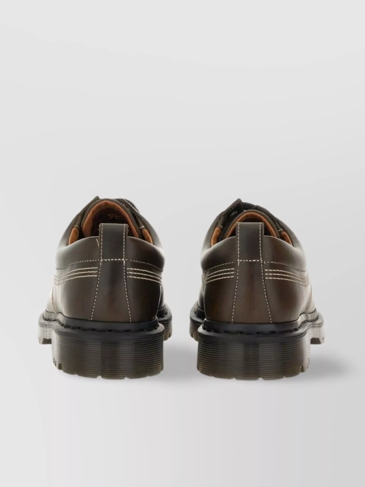 Dr Martens Chunky Sole Loafers Contrast Stitching