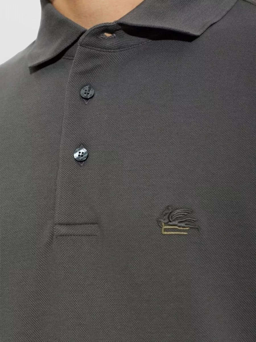 Etro Cotton Logo Polo Shirt