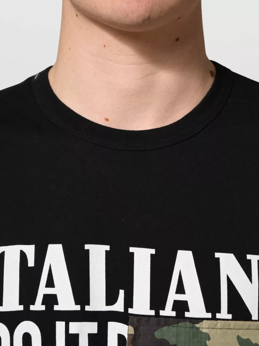 Dolce&Gabbana Camouflage Graphic Crewneck T-Shirt