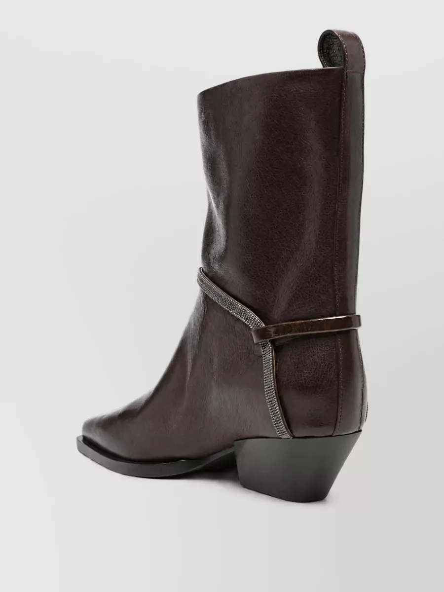 Brunello Cucinelli Leather Boots