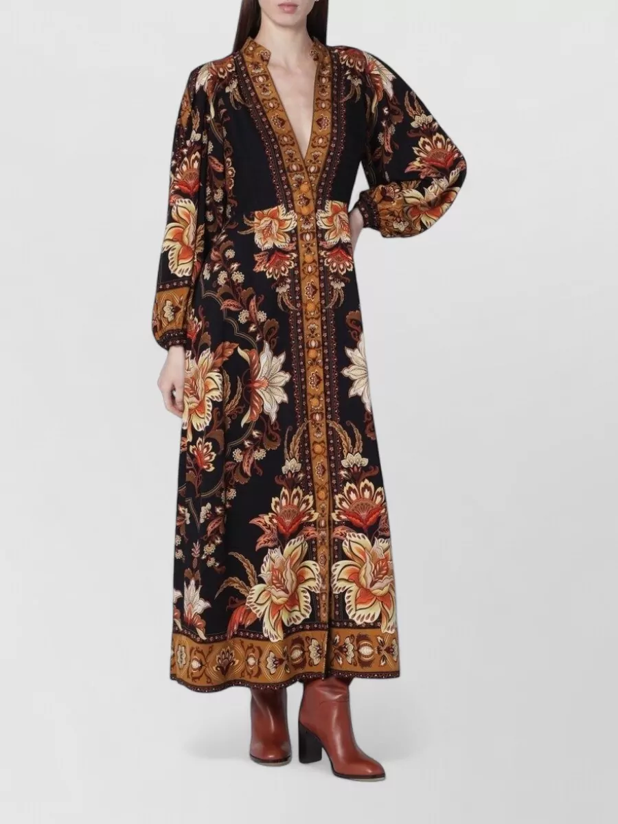 Farm Rio Majestic garden maxi dress