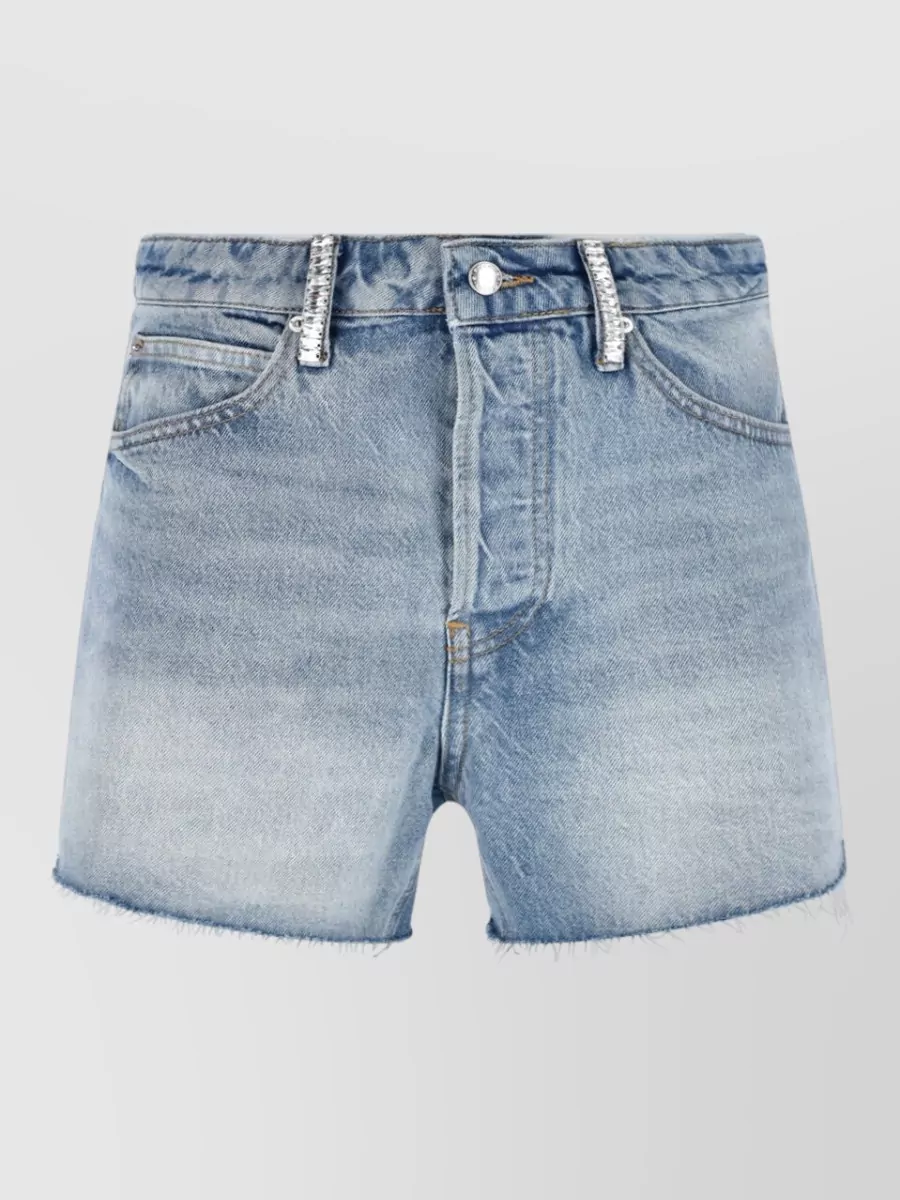 Alexander Wang straight mini shorts