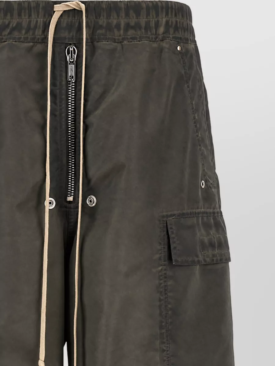 Rick Owens Drkshdw Nylon Oversized Wide-Leg Cargo Shorts
