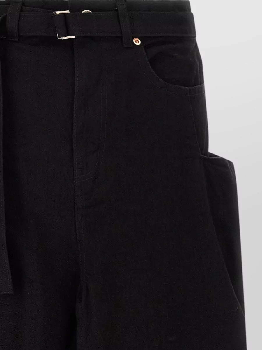 Sacai Denim Trompe L’oeil Maxi Skirt