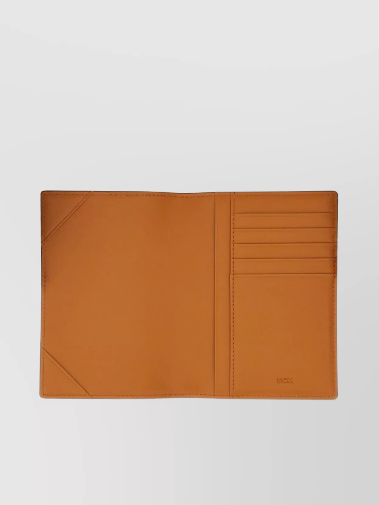 Mcm Monogrammed Passport Holder Foldable Design
