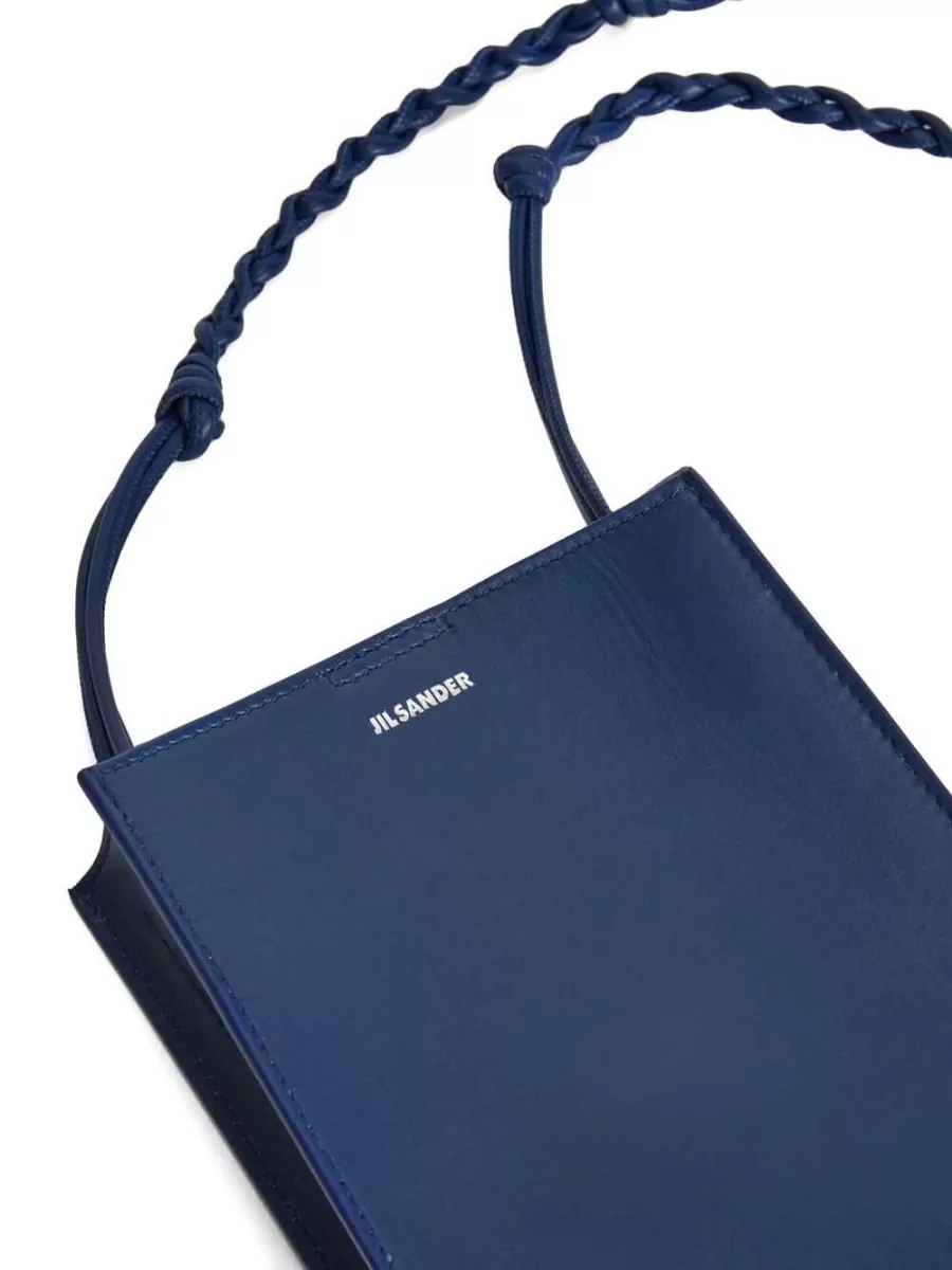 Jil Sander Tangle Small Leather Crossbody Bag