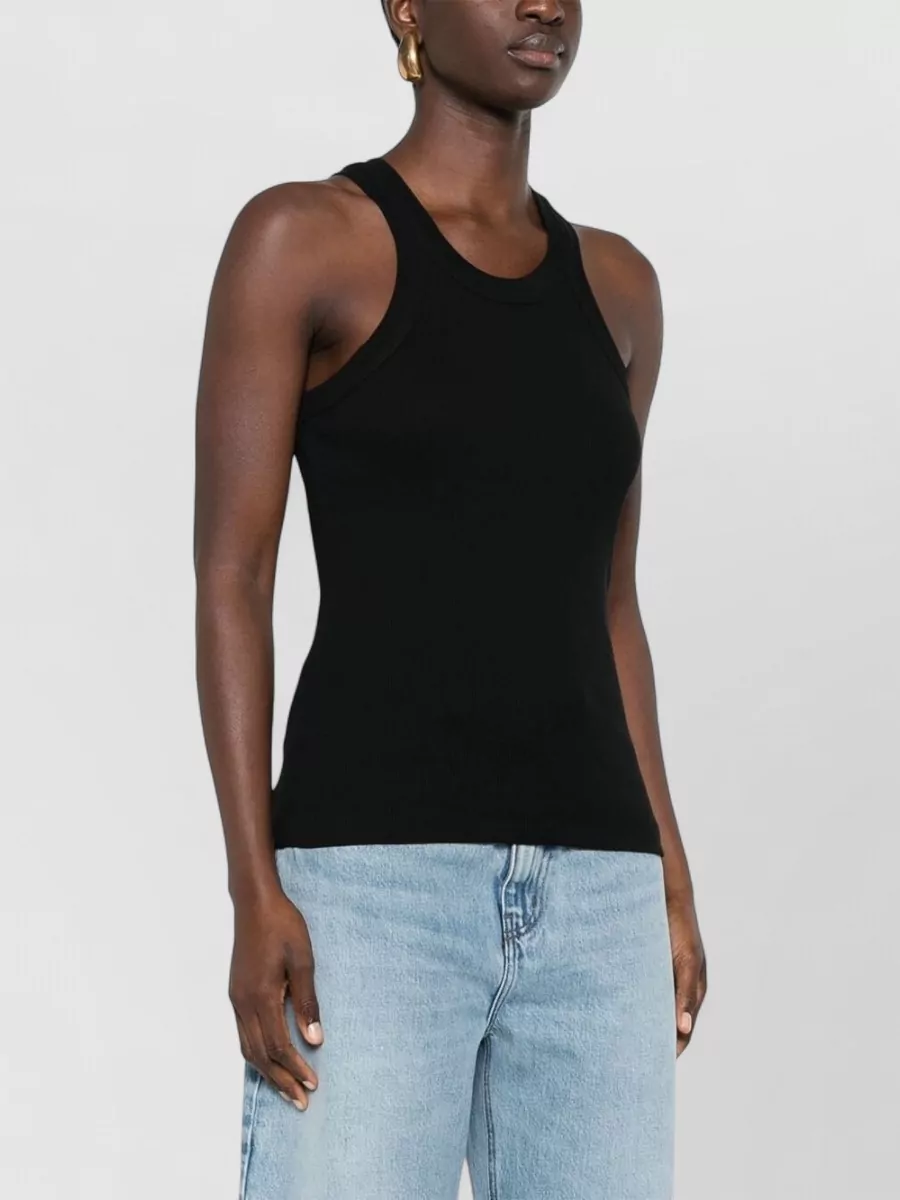 Closed Ribbed Tank Top