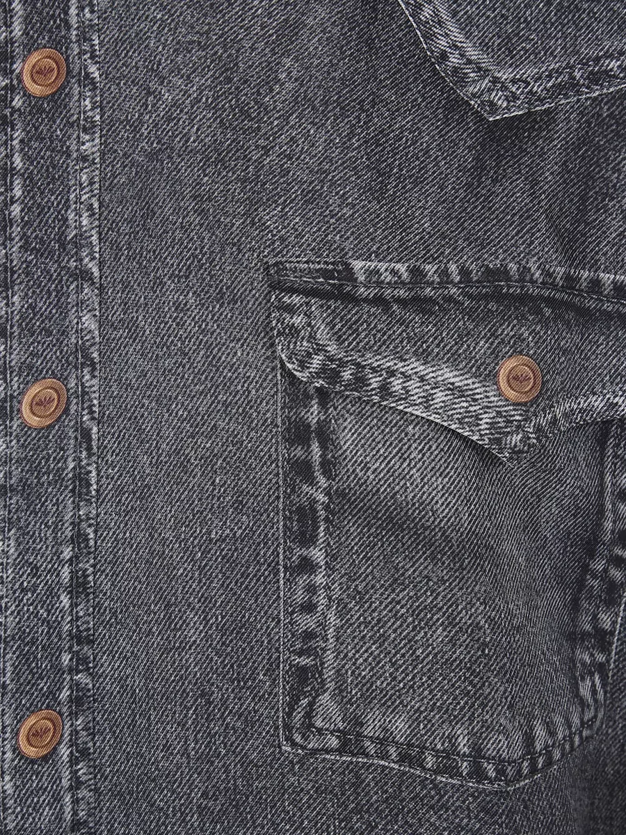 Pierre Louise Mascia Aloe Shirt Long Sleeves Button Cuffs Pockets