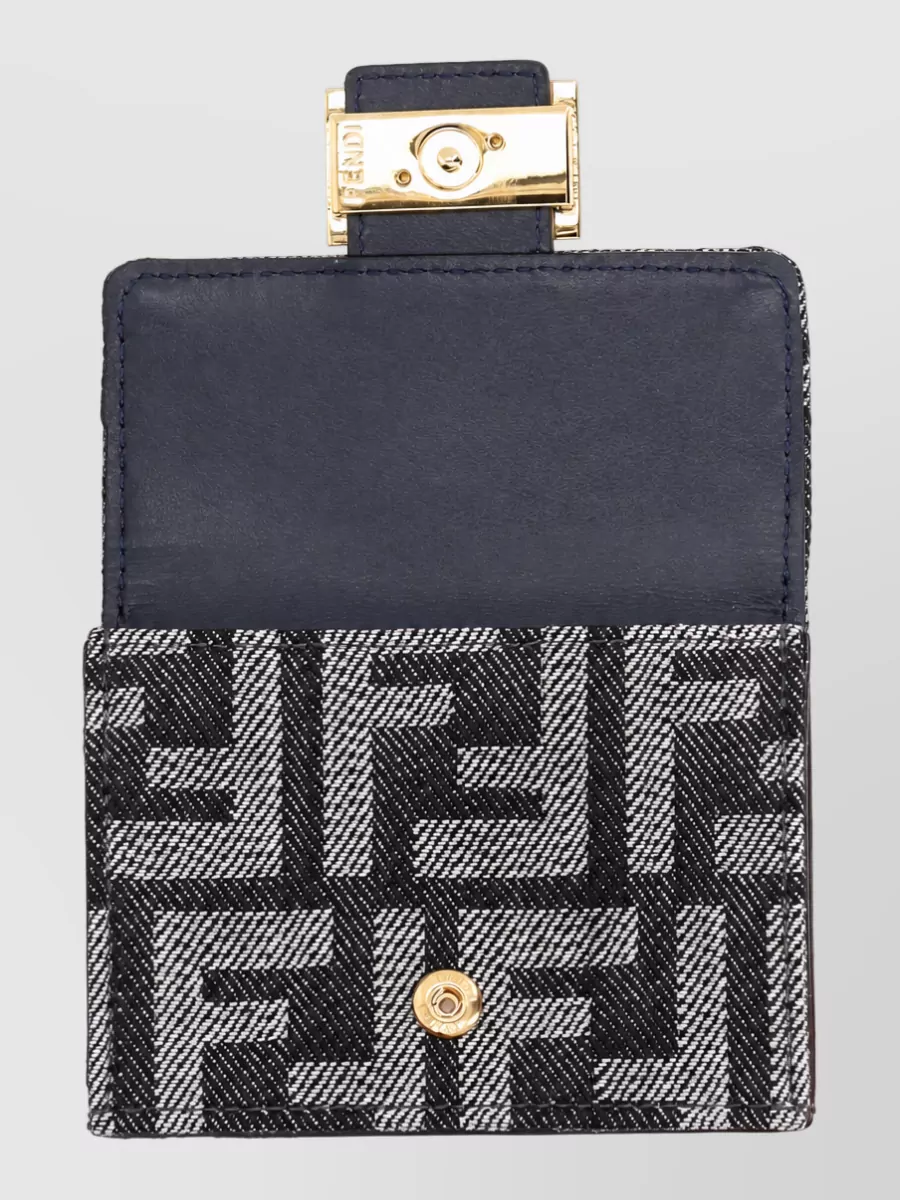 Fendi Cotton Trifold Wallet