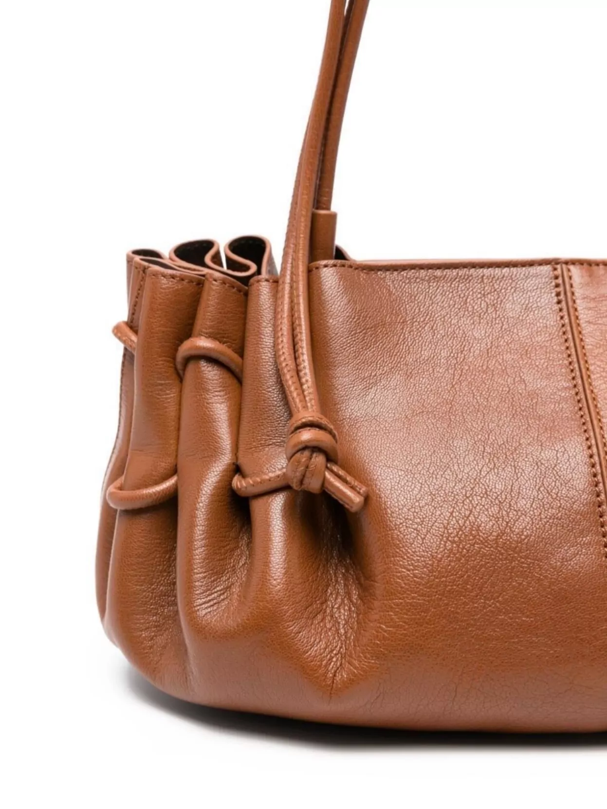 Hereu Medium Leather Shoulder Bag With Top Handle