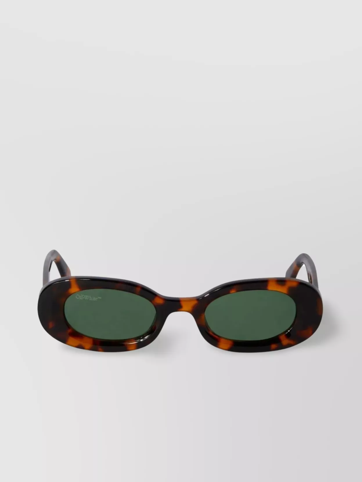 OFF-WHITE AMALFI OVAL SUNGLASSES WITH CURVED TIPS