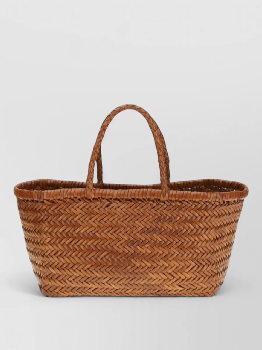 Dragon Diffusion mini flat gora leather beach bag