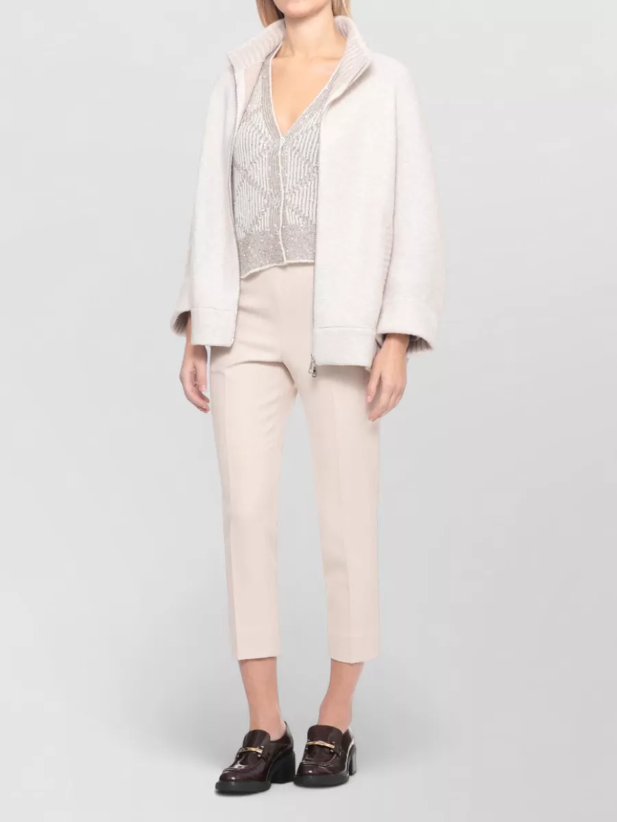 D.exterior Sequined V-Neck Cardigan