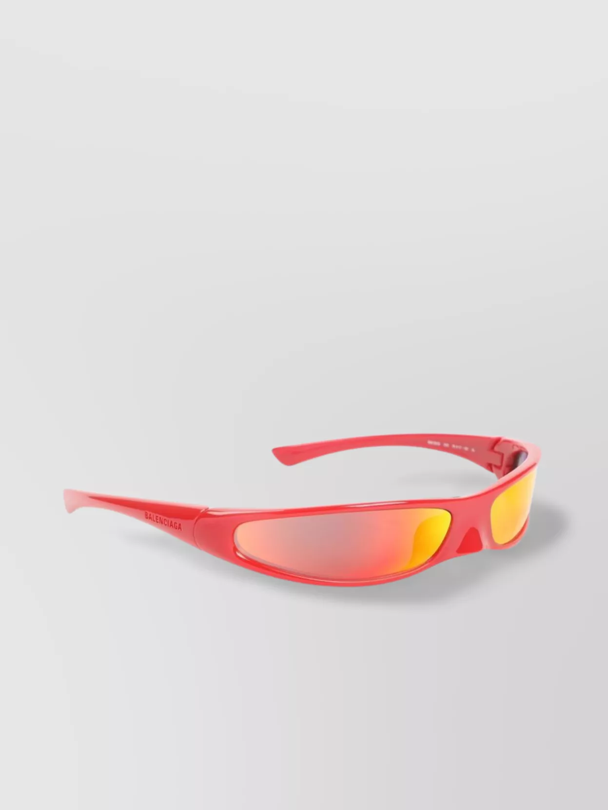 Balenciaga Blade Rectangular Wraparound Sunglasses