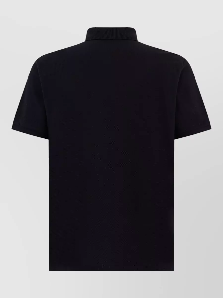 Moncler Piqué Cotton Short-Sleeve Polo Shirt