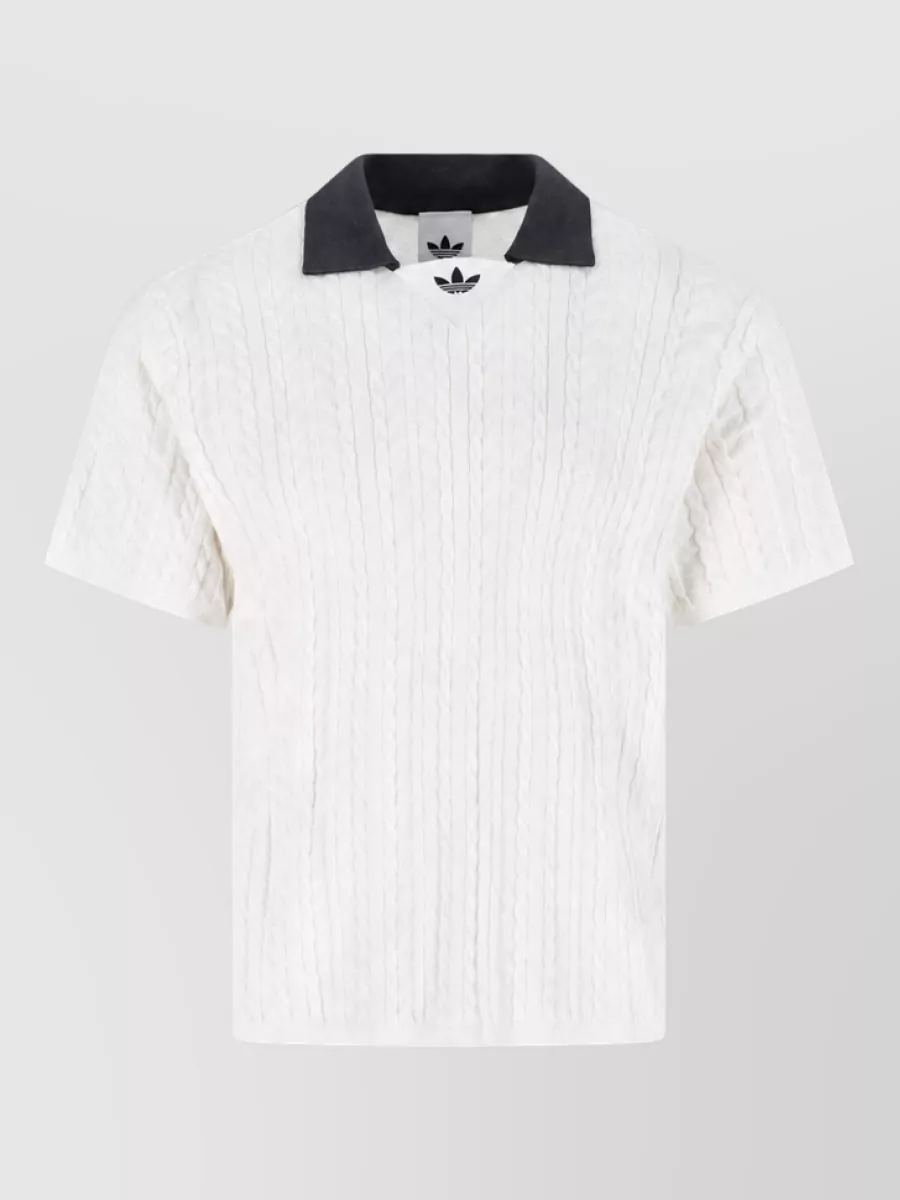 Adidas Cotton short-sleeve polo shirt