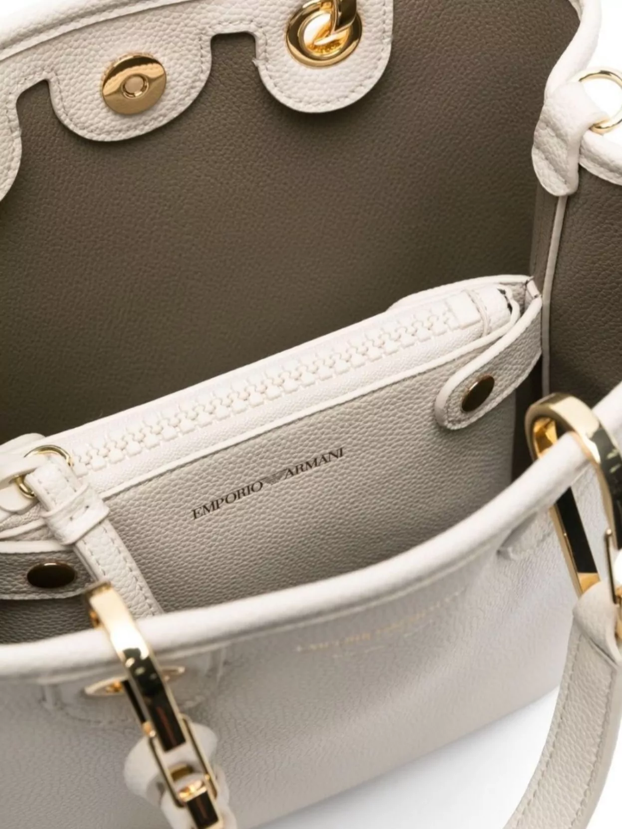 Emporio Armani Detachable Strap Tote Bag