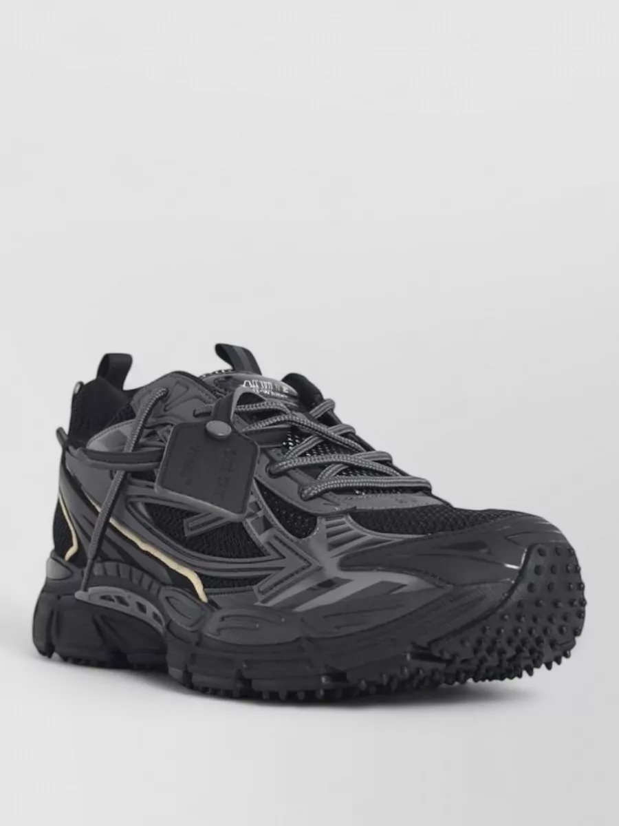 Off-White mesh low-top sneakers