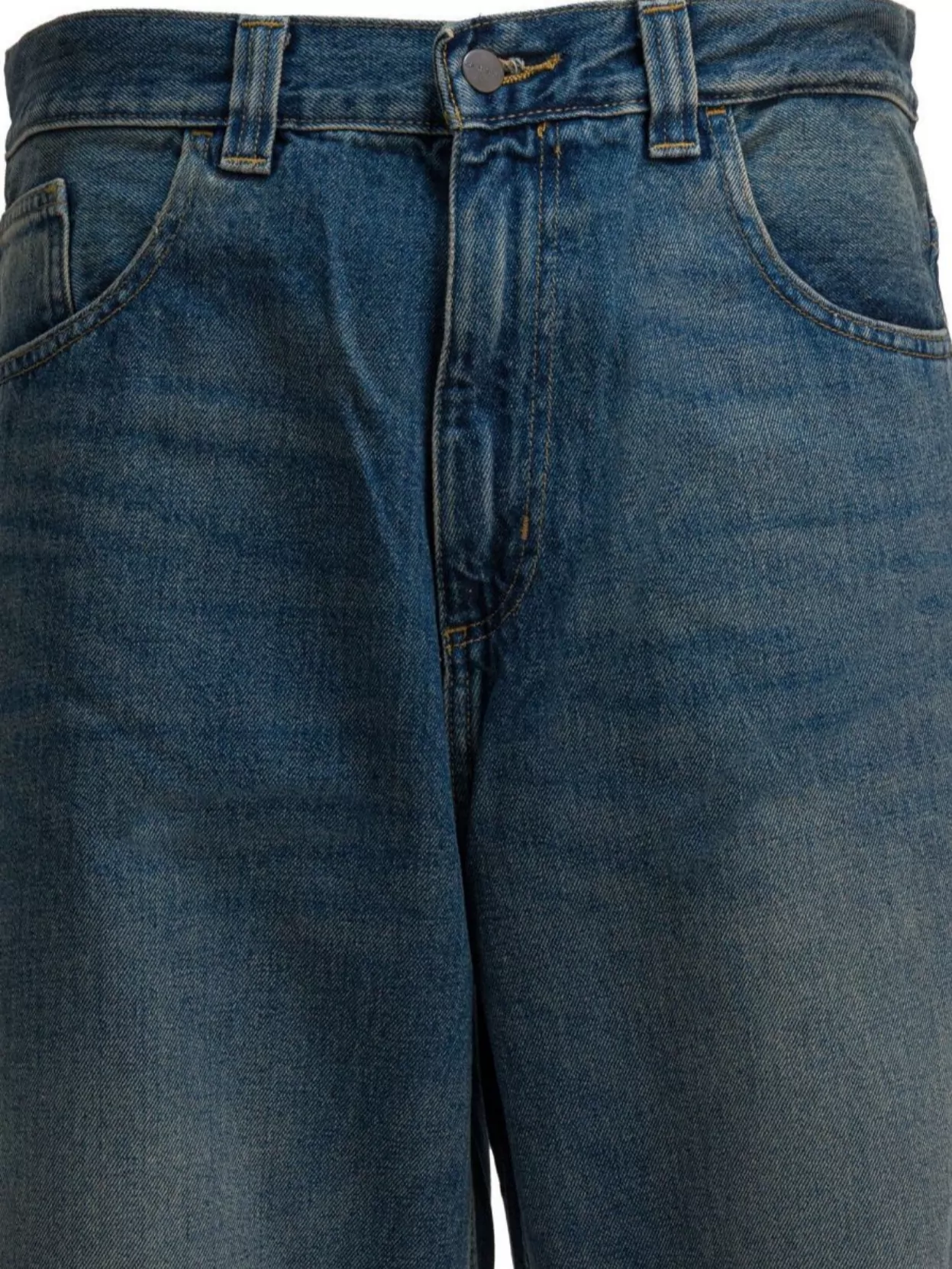 Carhartt Wip Five-Pocket Denim Trousers Featuring Belt Loops