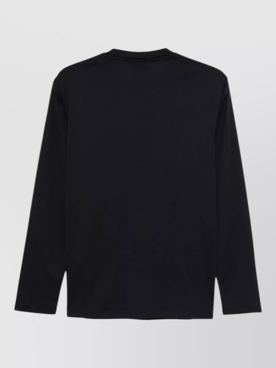 Emporio Armani Cotton Logo Long-Sleeve T-Shirt