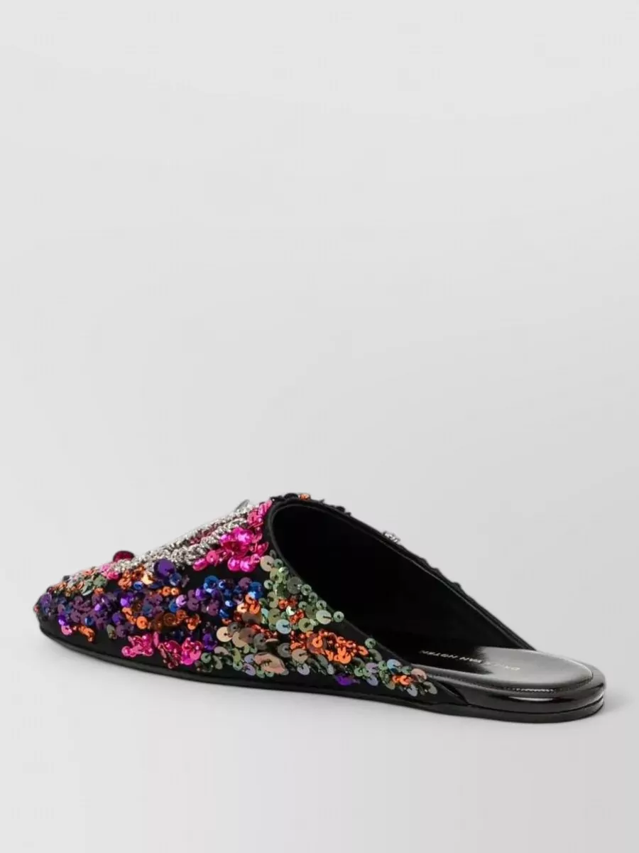 Dries Van Noten Silk Mules
