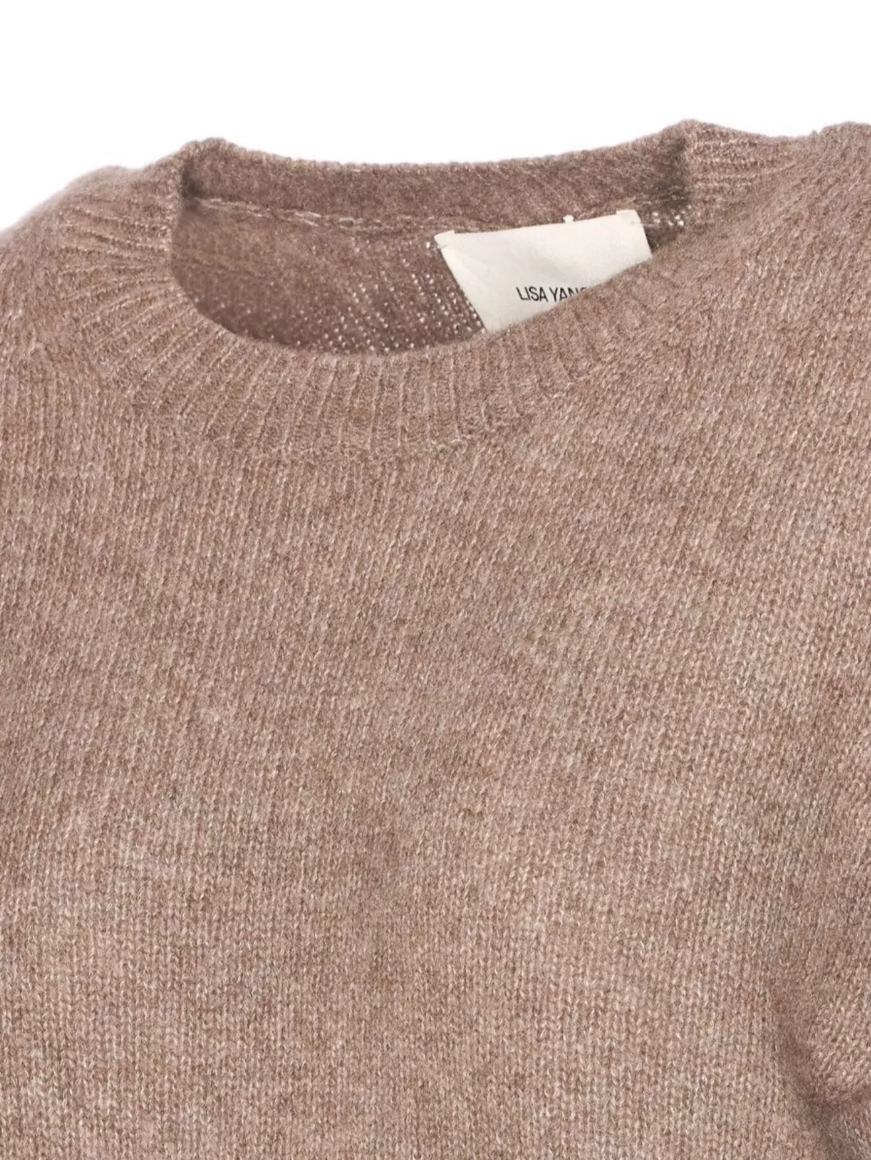 Lisa Yang Soft Knit Crewneck Long Sleeve Sweater